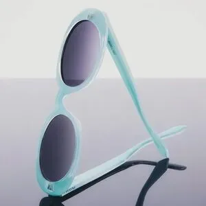 QUAY Felt Cute Sunglasses Pastel Mint Frame Grey Lens Retro Unisex NWT Quay Australia | Accessories | Quay Felt Cute Sunglasses  main image 2